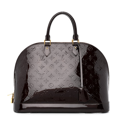 Louis Vuitton Vernis Alma GM Amarante 1 of 10