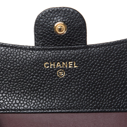 Chanel Caviar Quilted Compact Flap Wallet Black 6 of 9