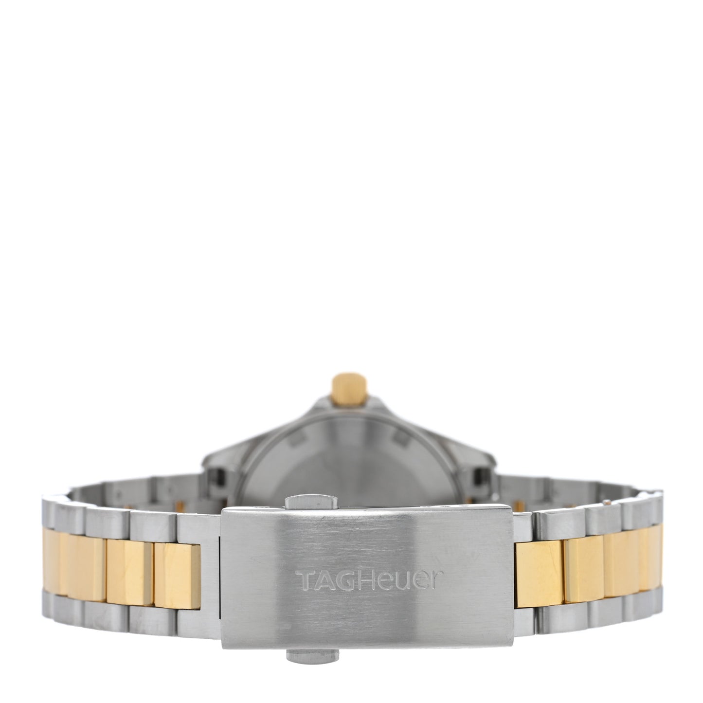 Stainless Steel 18K Yellow Gold Diamond Bezel Mother of Pearl 27mm Aquaracer Lady Quartz Watch WBD1423