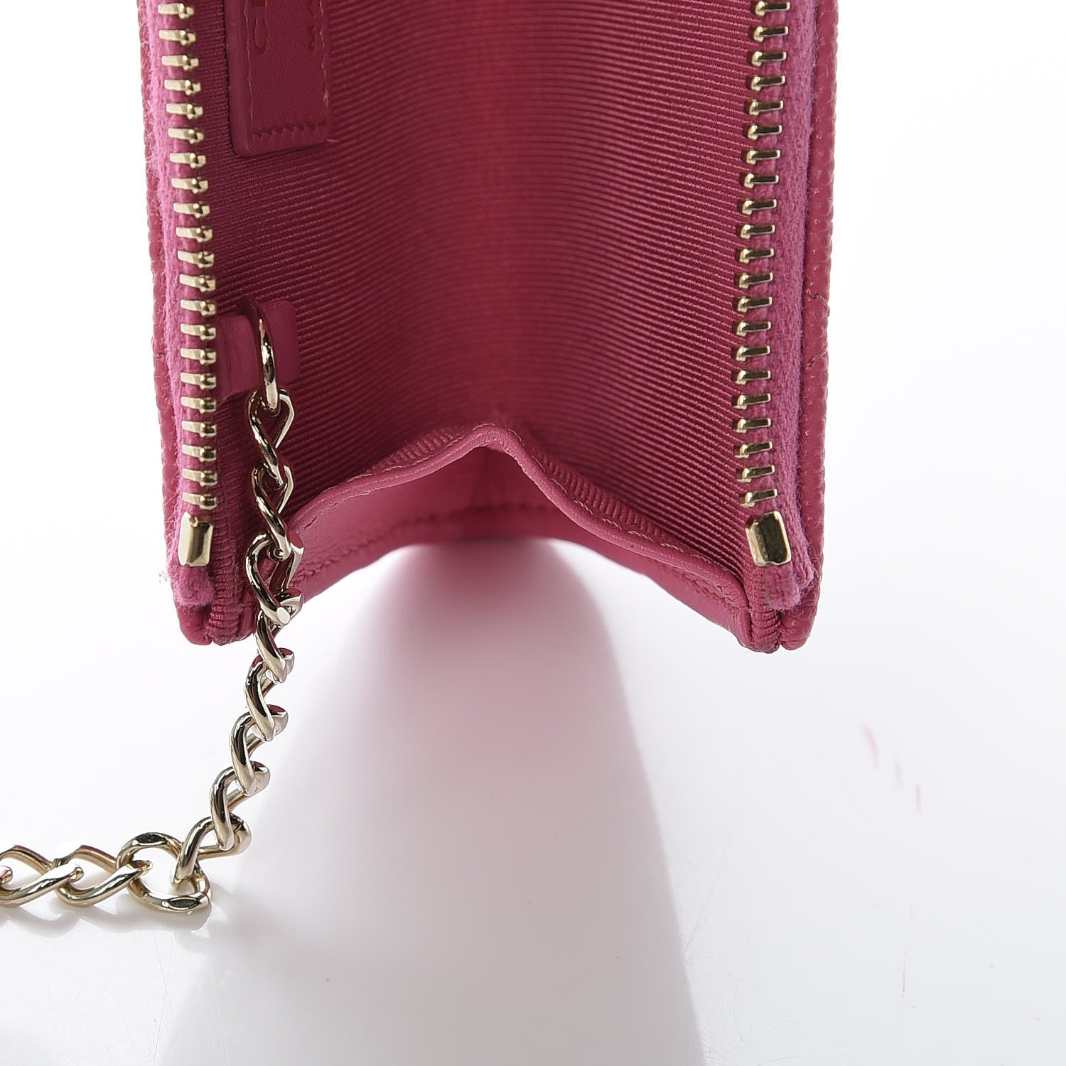 Chanel Caviar Quilted Key Holder Case Pink 7 of 10