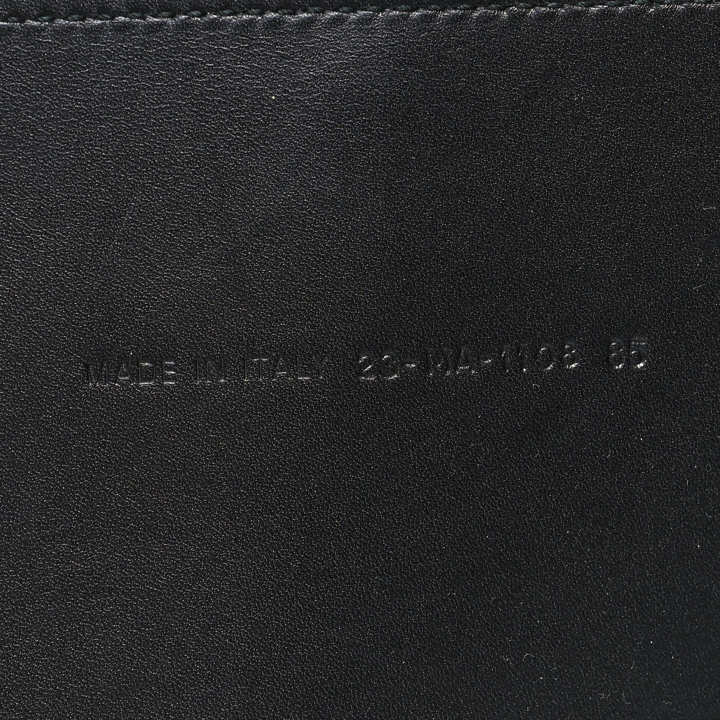 Calfskin Saddle Belt 85 Black