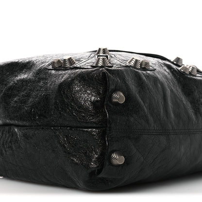 Balenciaga Agneau Arena Le Cagole Tote Black 9 of 10