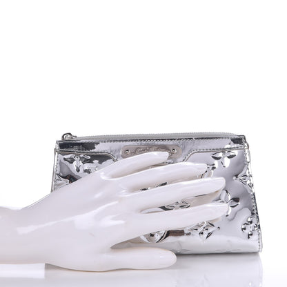 Louis Vuitton Monogram Miroir Trousse Cosmetic Bag Silver 2 of 7