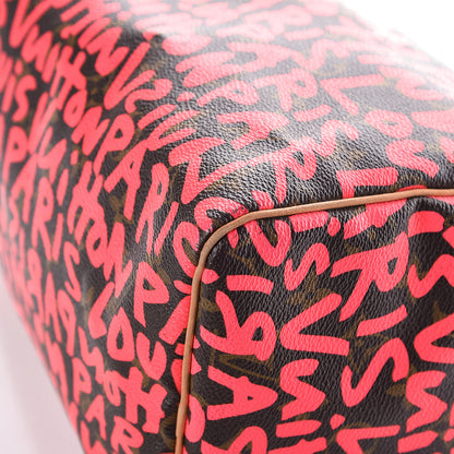 Louis Vuitton Monogram Graffiti Speedy 30 Fuchsia 11 of 16