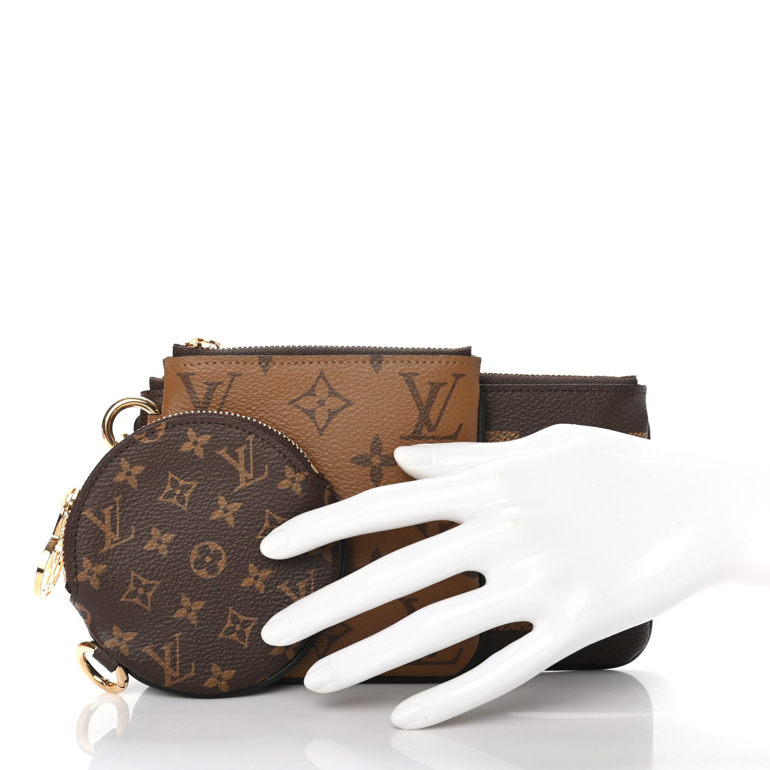 Louis Vuitton Reverse Monogram Giant Trio Pouch 2 of 5