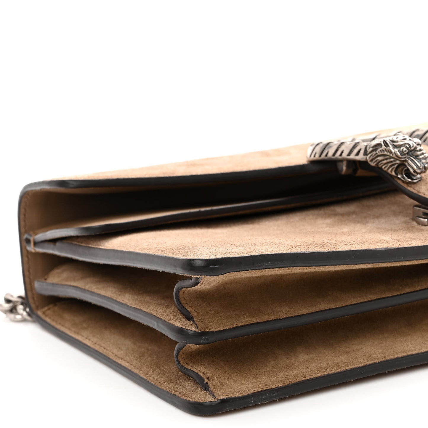 Suede Small Dionysus Shoulder Bag Taupe