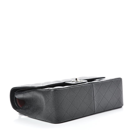 Chanel Caviar Quilted Jumbo Double Flap Black 3 of 11