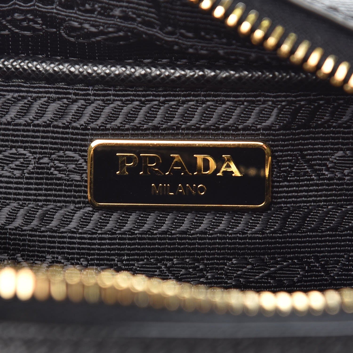 Prada Saffiano Mini Camera Crossbody Bag Nero Black 7 of 8