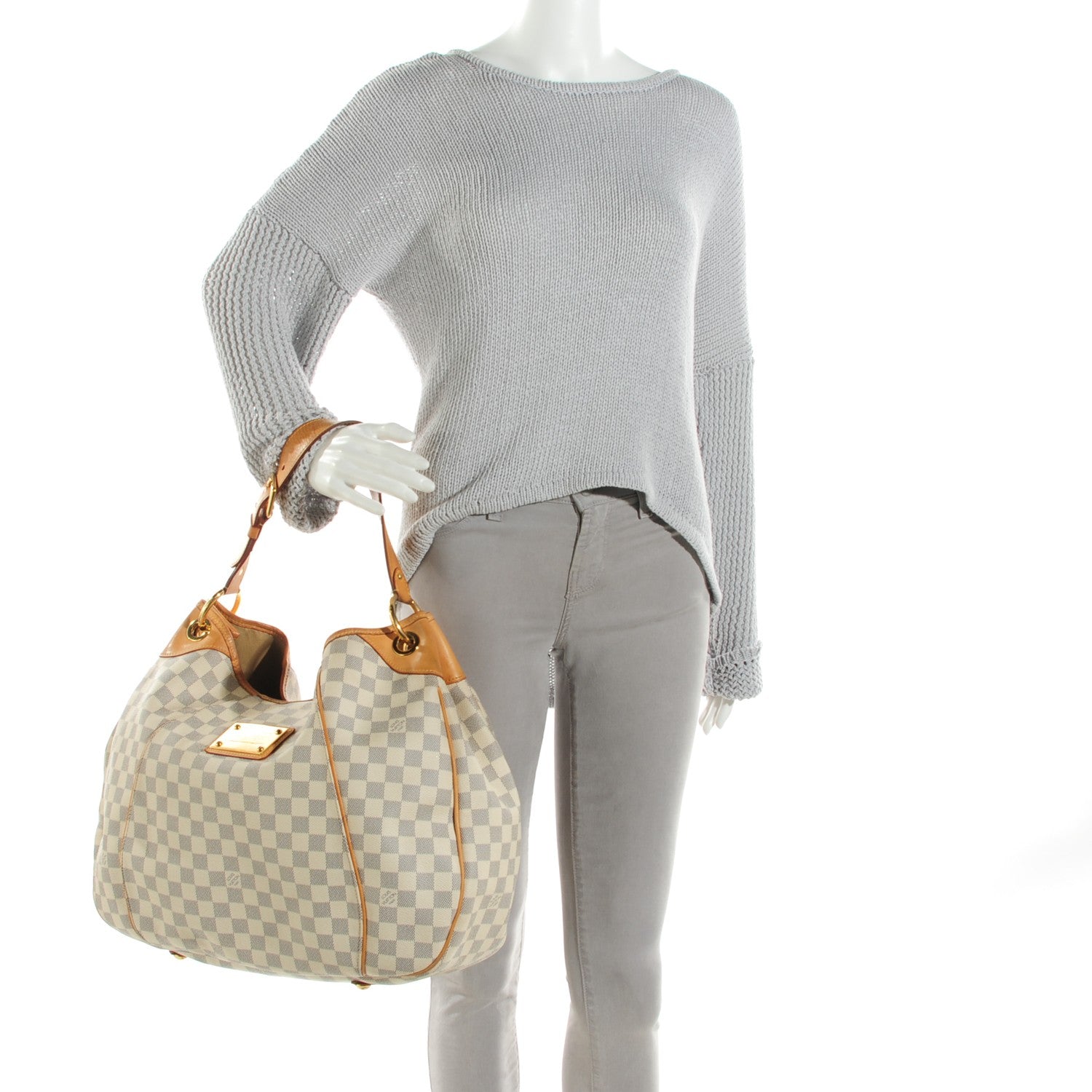 Louis Vuitton Damier Azur Galliera GM 2 of 9