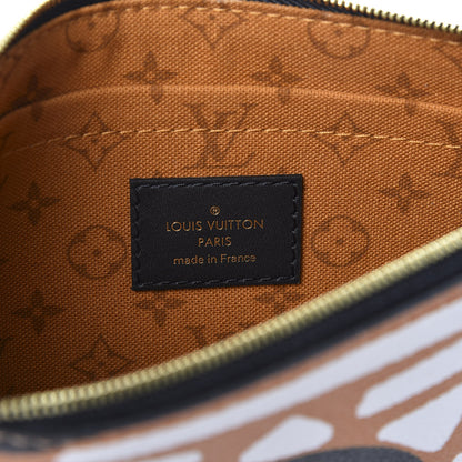 Louis Vuitton Monogram Giant Crafty Neverfull MM GM Pochette Creme Caramel 7 of 8