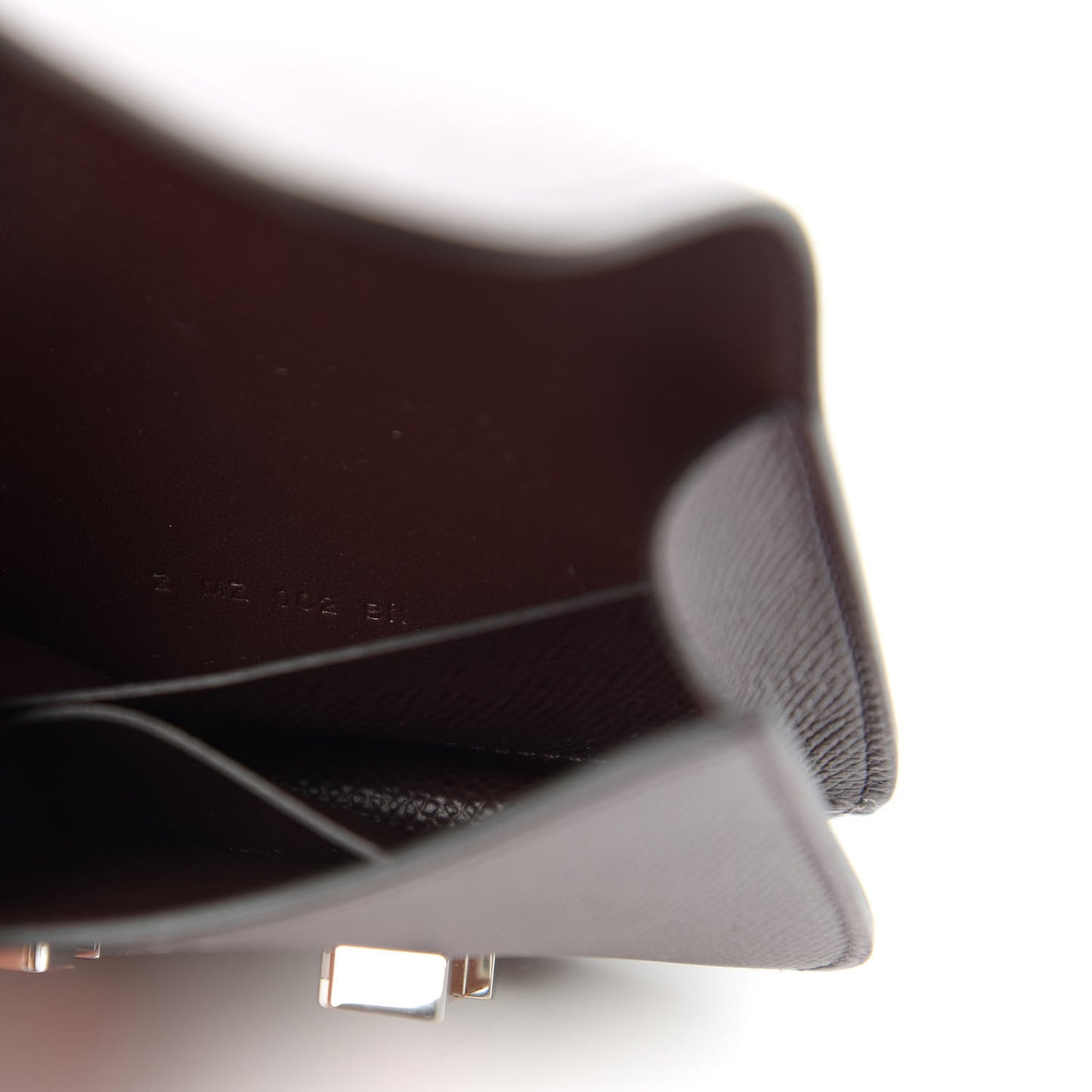 Epsom Enamel Constance Slim Wallet Rouge Sellier Framboise