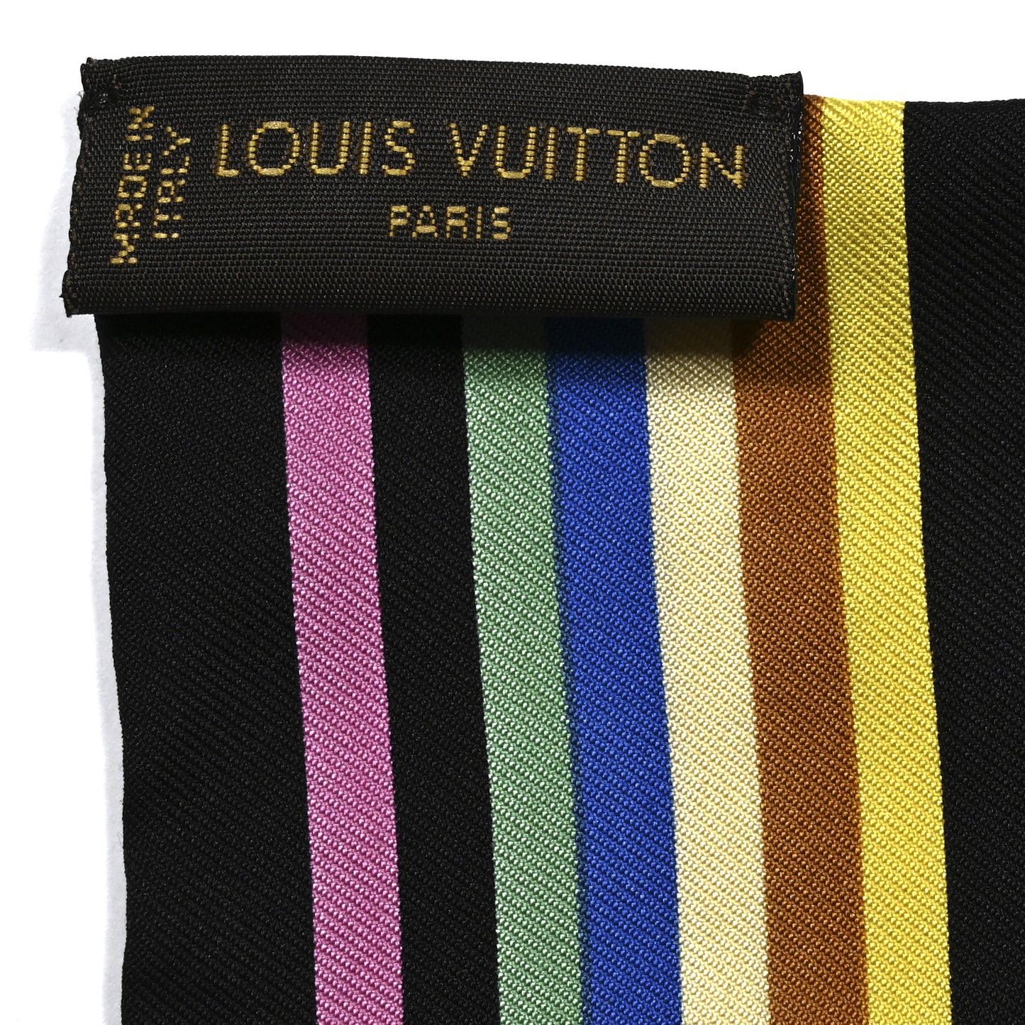 LV X TM Silk Monogram Multicolor Bandeau Black