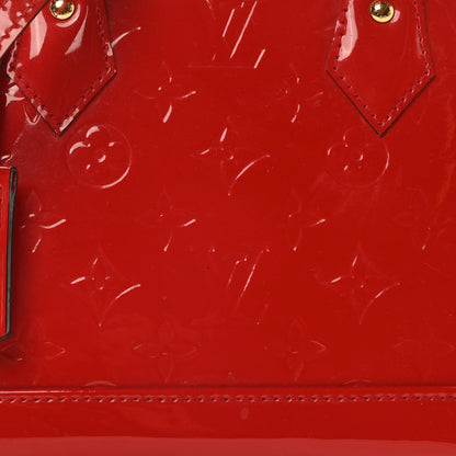 Louis Vuitton Vernis Alma BB Cherry 8 of 11