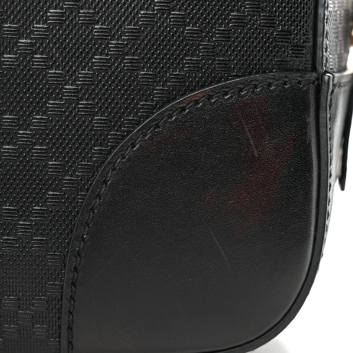 Calfskin Diamante Small Top Handle Bag Black