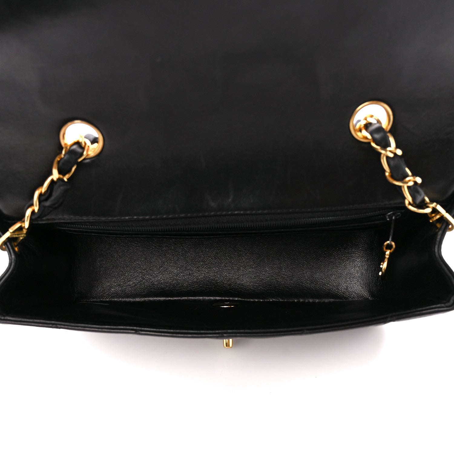 Chanel Lambskin Quilted Small Single Flap Black 5 of 11