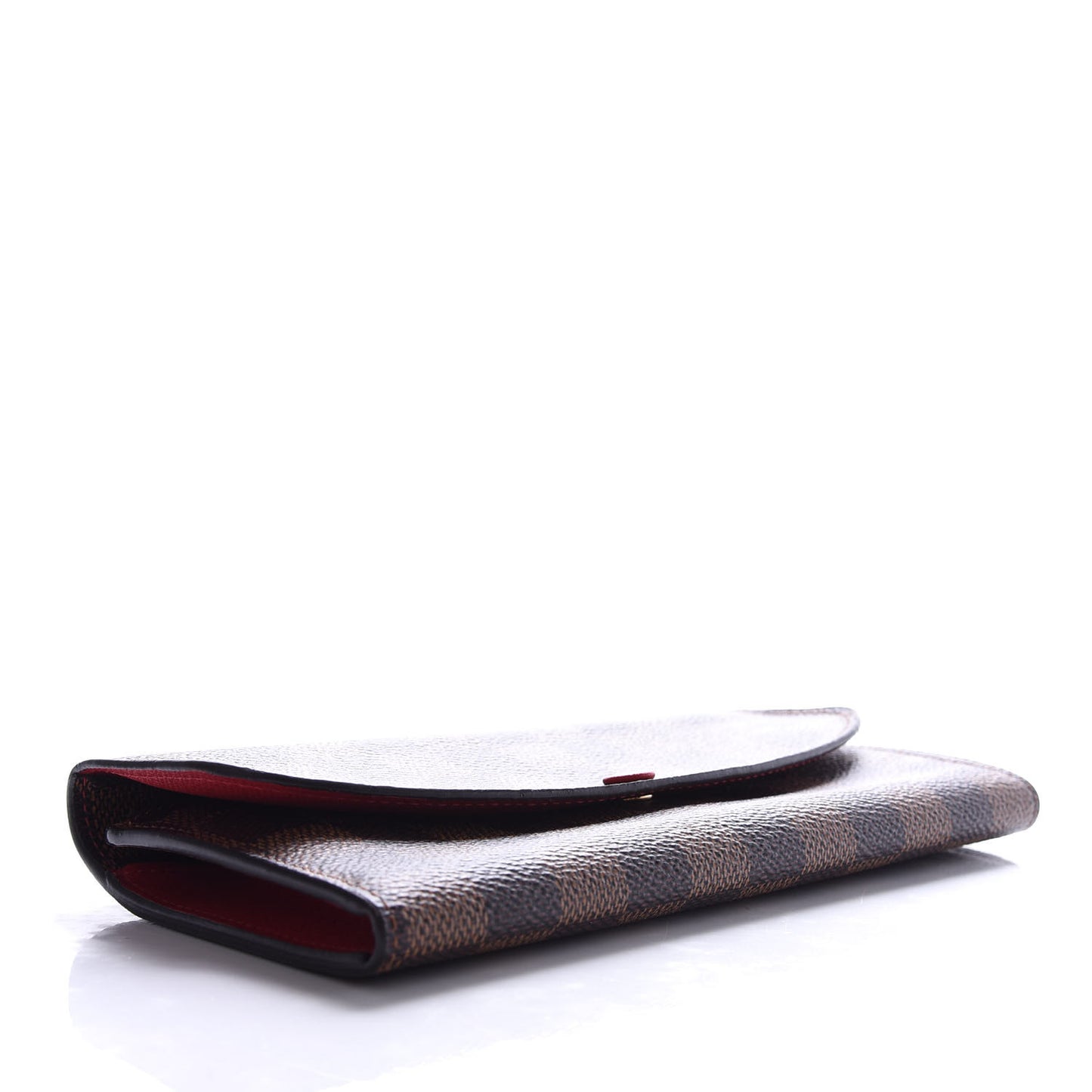 Damier Ebene Emilie Wallet Red