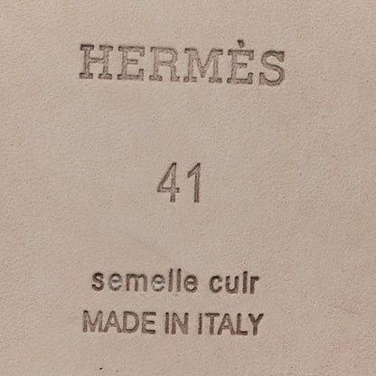 Hermes Epsom Oran Sandals 41 Rose Pale 7 of 8