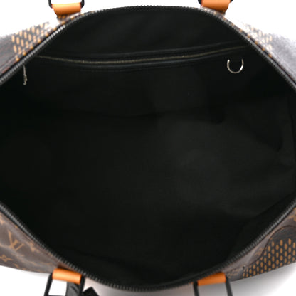 Louis Vuitton x Nigo Giant Damier Ebene Monogram Keepall Bandouliere 50 4 of 11