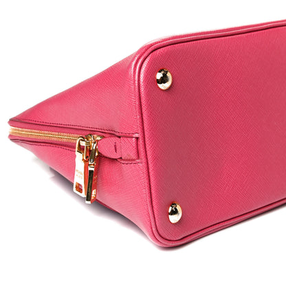 Prada Saffiano Lux Medium Promenade Tote Peonia 9 of 14
