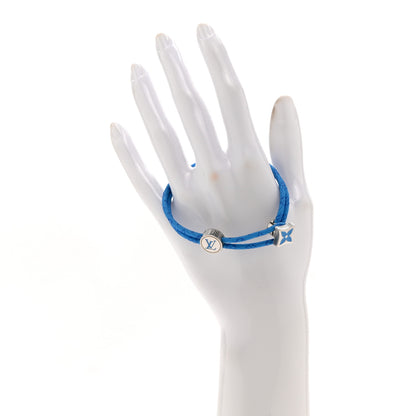 Louis Vuitton Monogram Heritage Catch It Bracelet  Blue 2 of 5