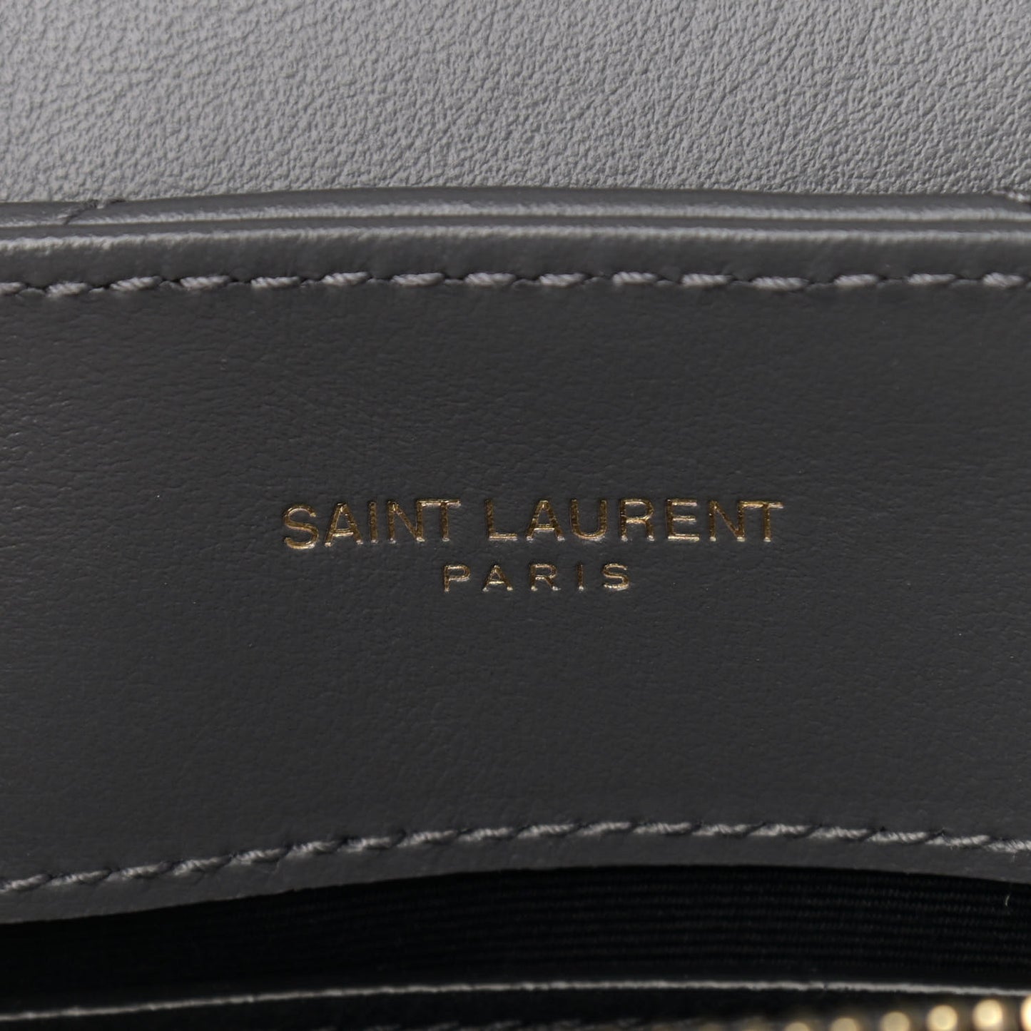 Calfskin Y Quilted Monogram Small Loulou Chain Satchel Storm