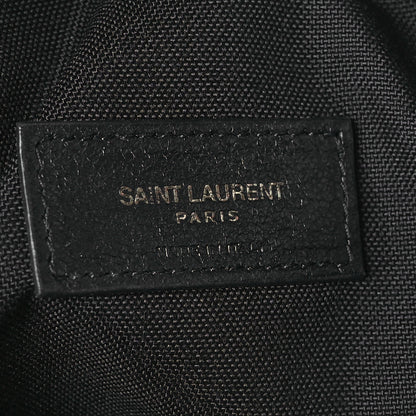 Saint Laurent Lambskin Logo Ripstop Body Belt Bag Black 6 of 11