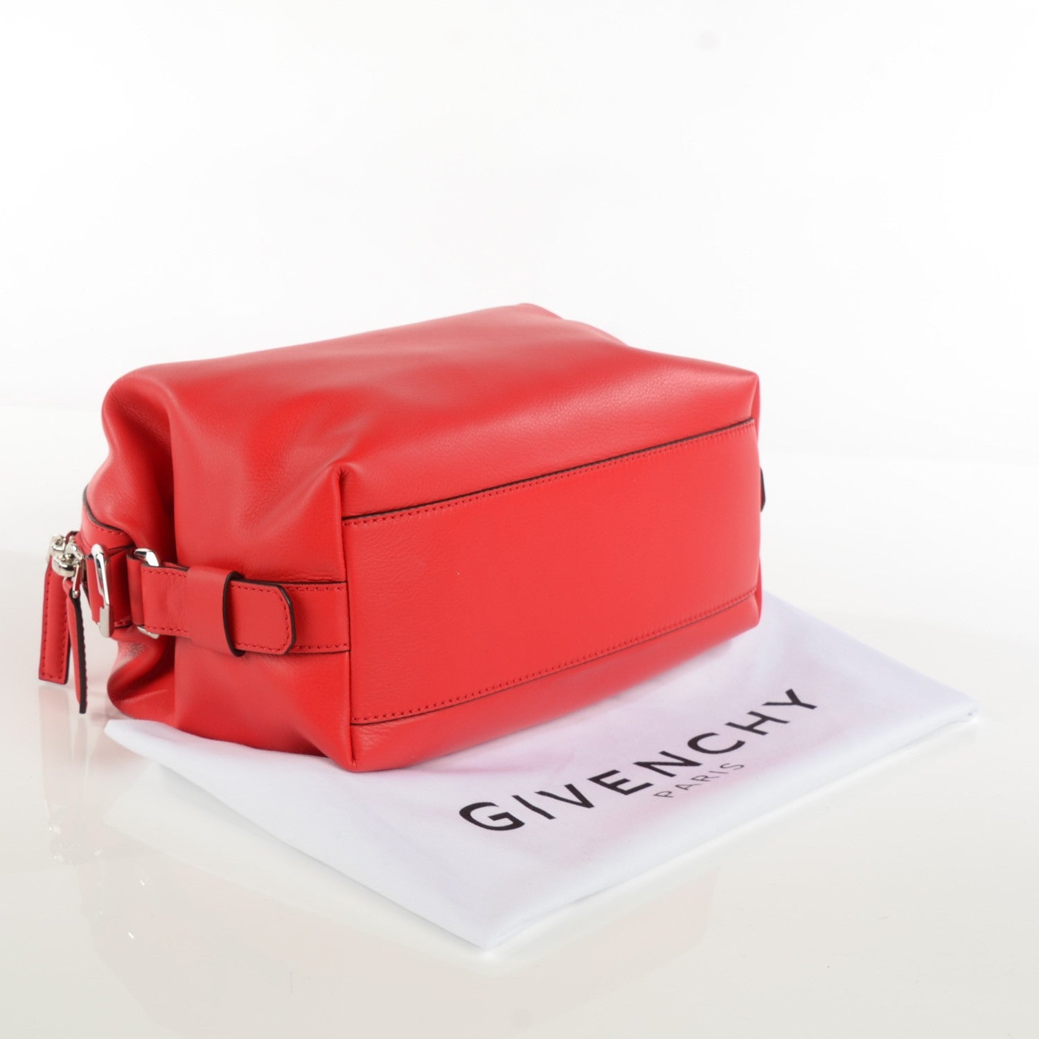 Givenchy Waxed Calfskin Small Nightingale Bright Red 4 of 10
