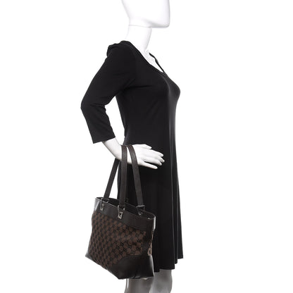 Gucci Monogram Tote Dark Brown 2 of 14