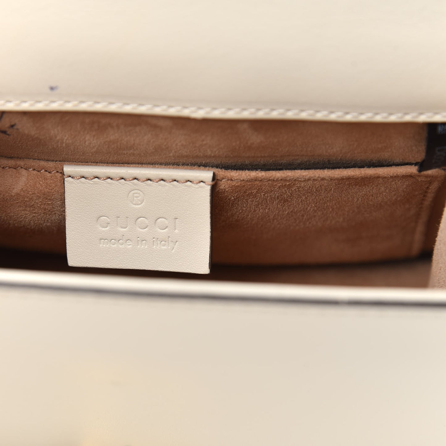 Calfskin Mini Sylvie Chain Shoulder Bag White