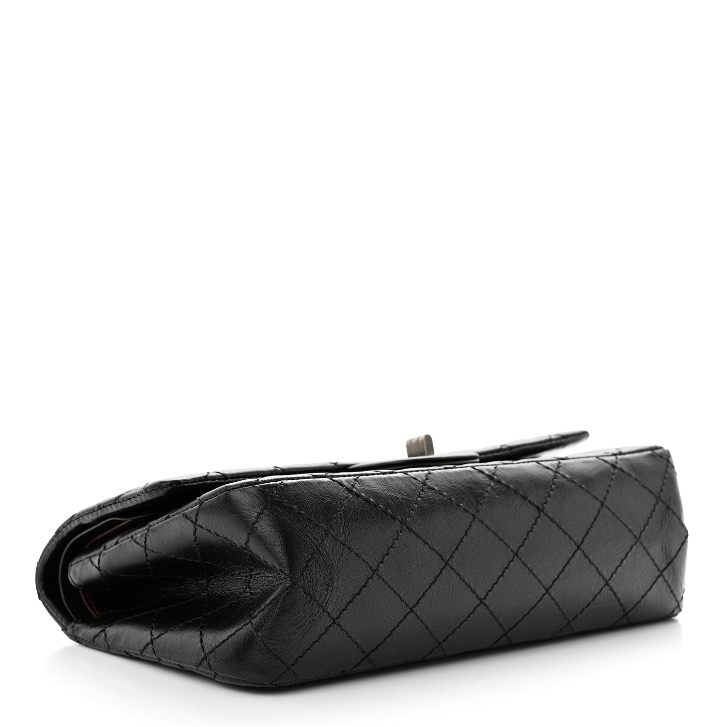 Chanel Aged Calfskin Quilted 2.55 Reissue 225 Flap Black 4 of 10