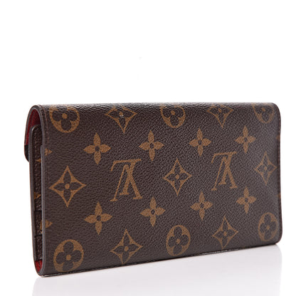 Louis Vuitton Monogram Josephine Wallet Red 4 of 9