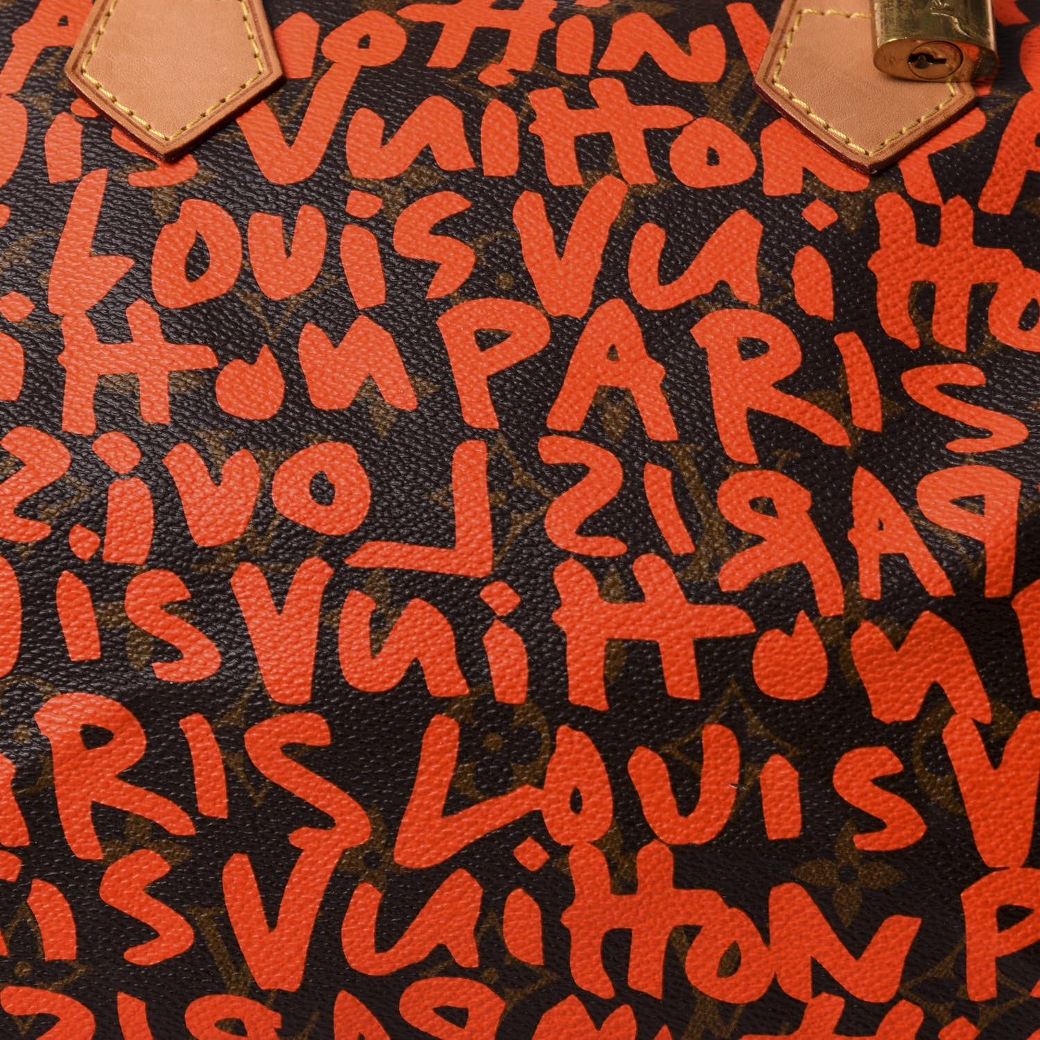 Louis Vuitton Monogram Graffiti Speedy 30 Orange 7 of 7
