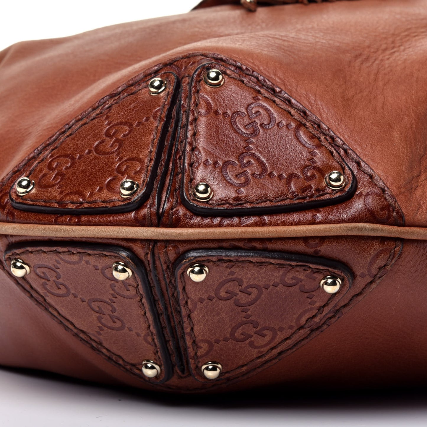 Calfskin Large Indy Top Handle Hobo Brown