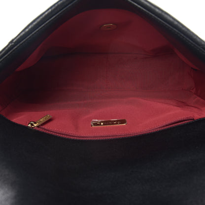 Chanel Lambskin Quilted Large 19 Flap Black 4 of 9