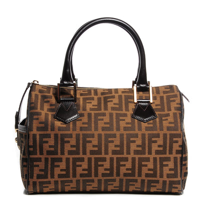 Fendi Zucca Cuoio Lucido Medium Chef Boston Tobacco Moro 1 of 11