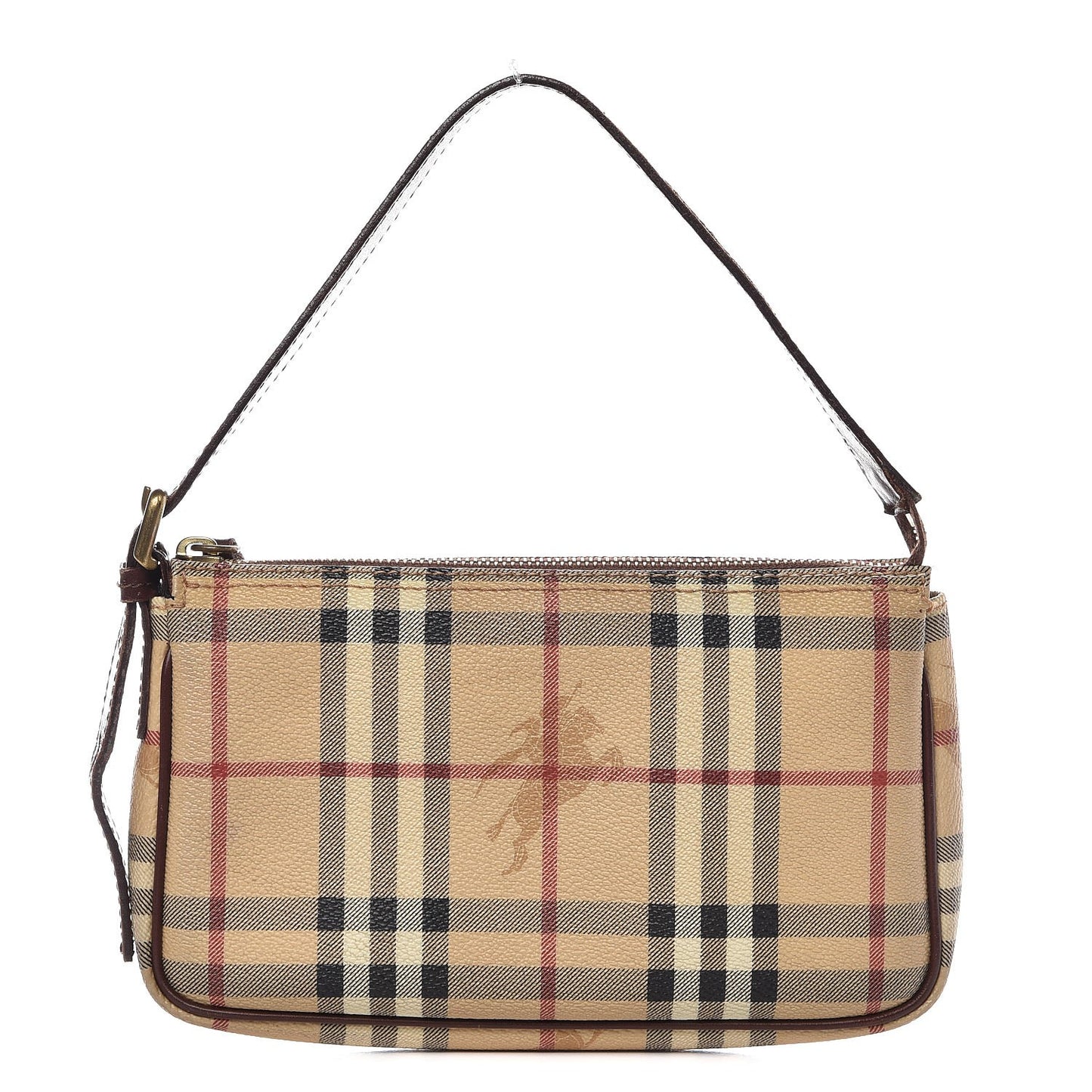 Haymarket Check Pochette Chocolate