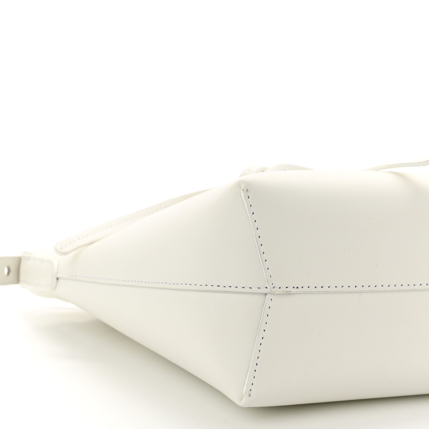 Mansur Gavriel Calfskin Mini Mini Bucket Bag White 8 of 9