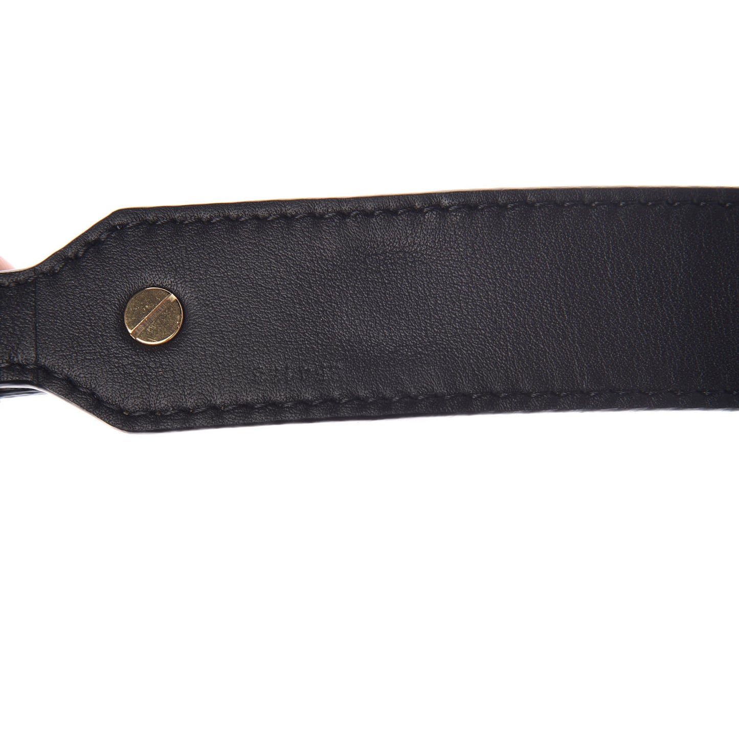 Reverse Monogram Bandouliere Shoulder Strap XL Black