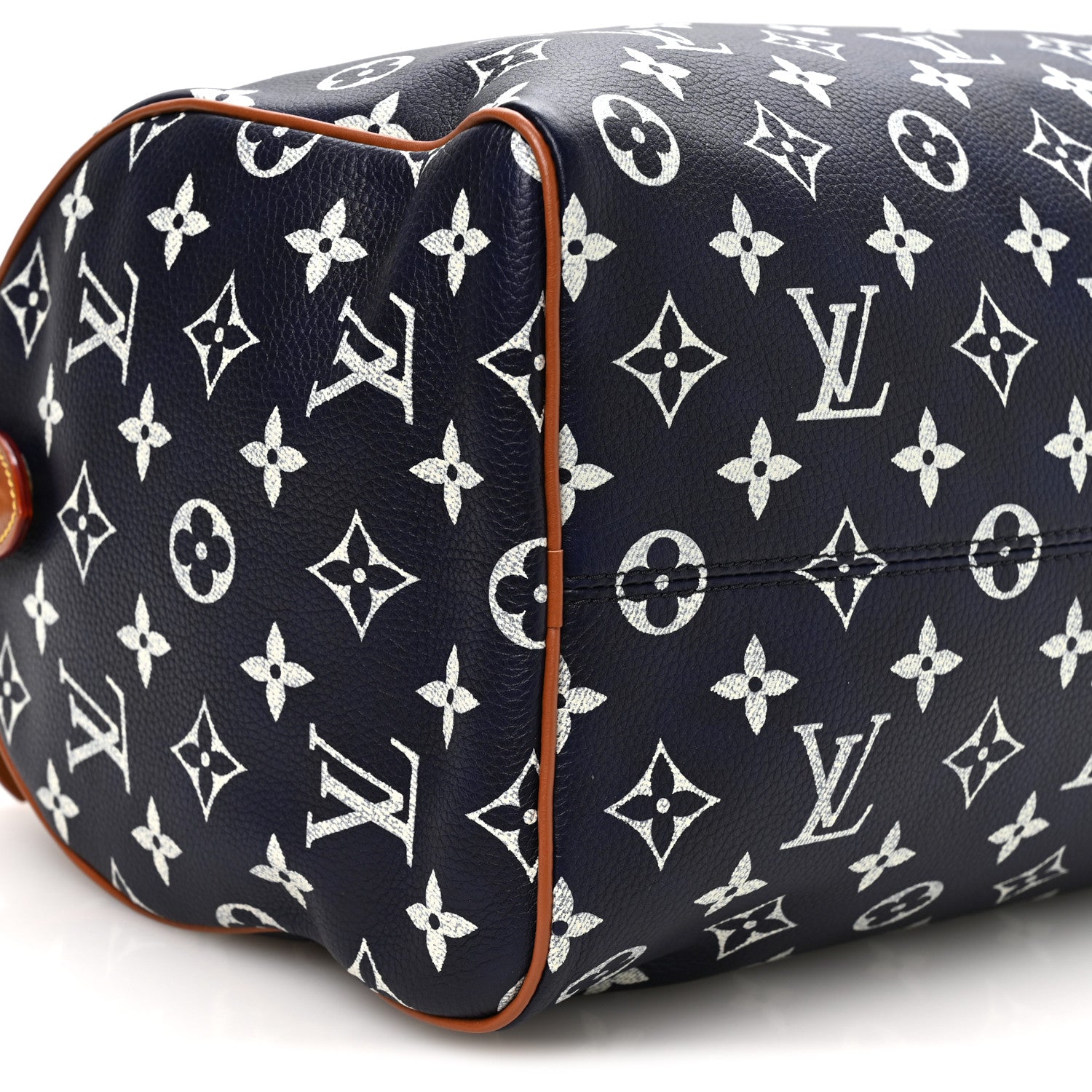 Louis Vuitton Calfskin Monogram Speedy P9 Bandouliere 30 Indigo 10 of 11