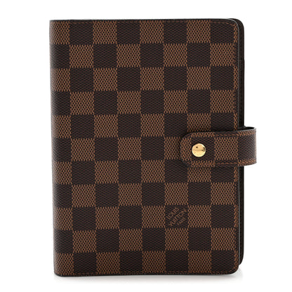 Louis Vuitton Damier Ebene Medium Ring Agenda Cover 1 of 10
