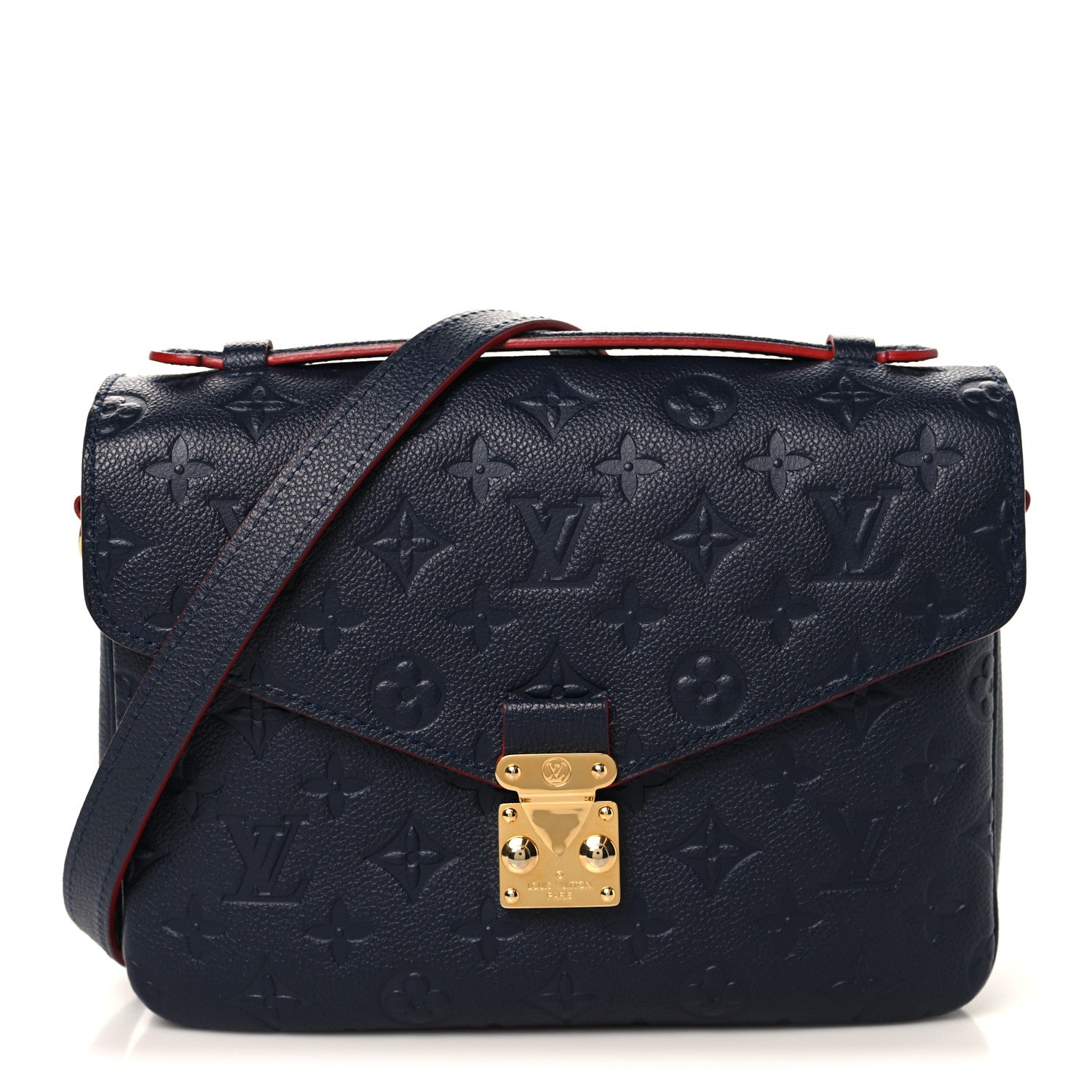 Louis Vuitton Empreinte Pochette Metis Marine Rouge 1 of 10