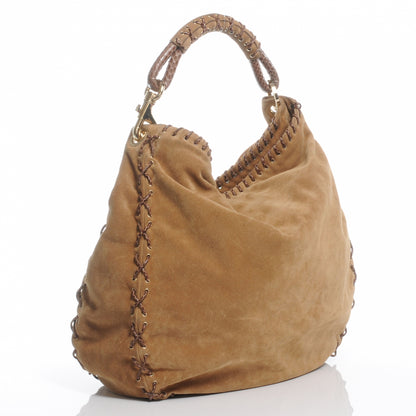 Jimmy Choo Suede and Snakeskin Sky L Hobo Hazel 3 of 6