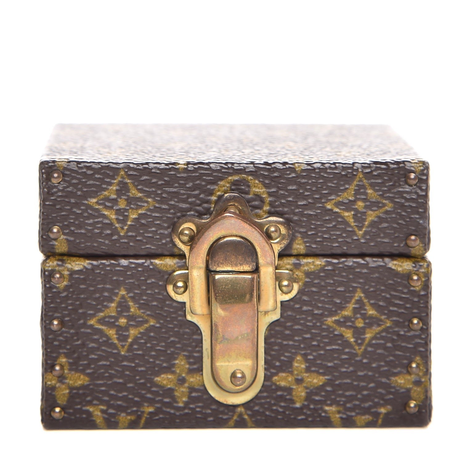 Louis Vuitton Monogram Ring Box Mini Trunk Case 1 of 6