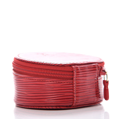 Louis Vuitton Epi Ecrin Bijoux 8cm Jewelry Box Red 3 of 6
