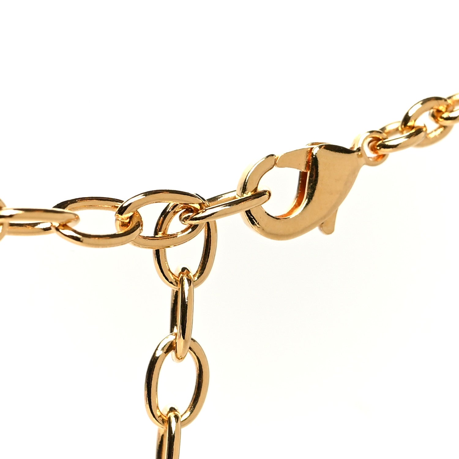 Chanel Metal CC Lion Necklace Gold 4 of 5