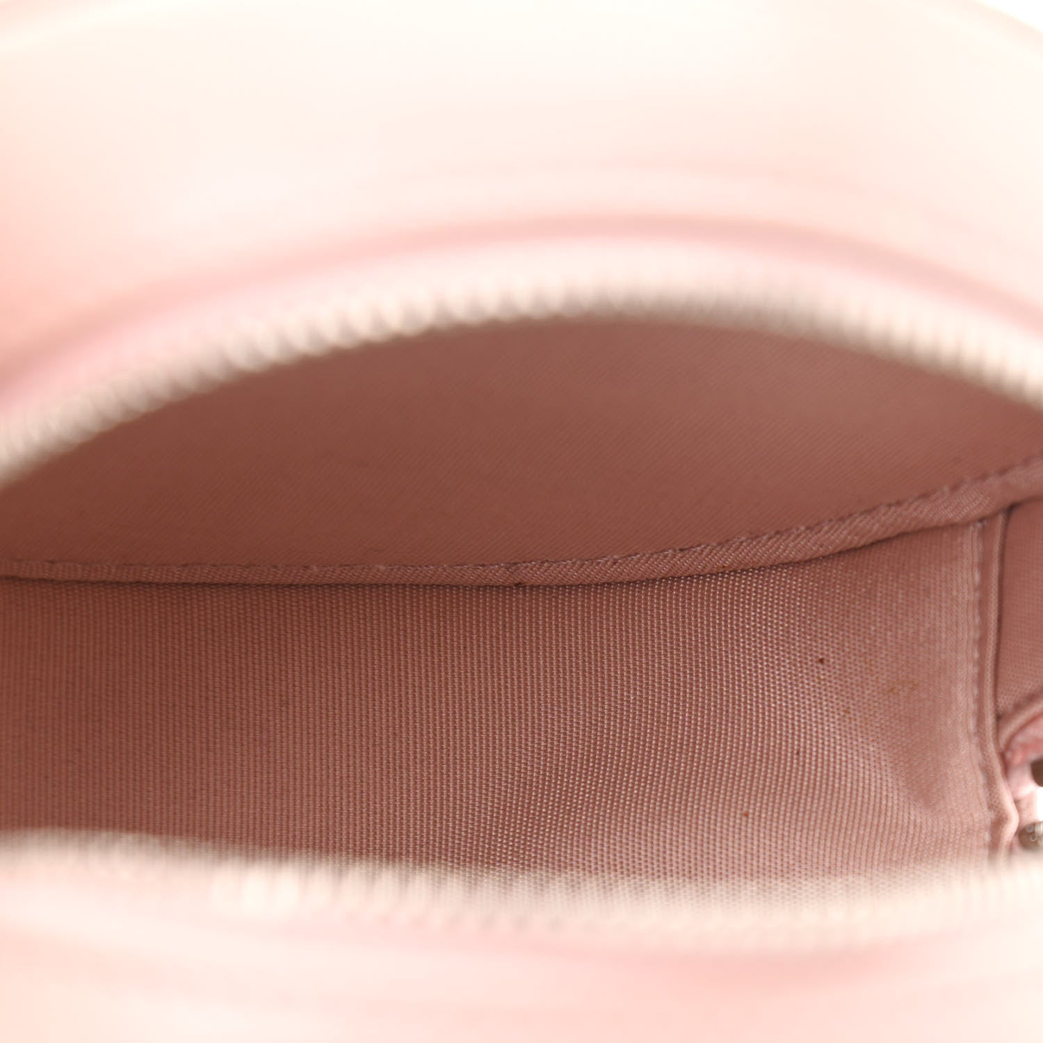 Chanel Goatskin Camellia Quilted Round Clutch With Chain Light Pink 5 of 11