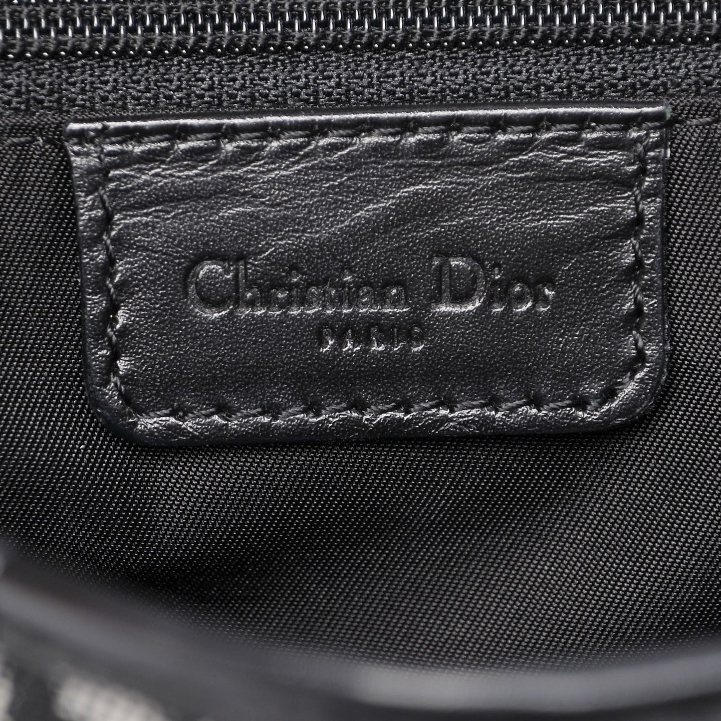 Monogram Saddle Bag Black