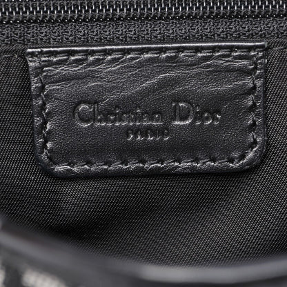 Christian Dior Monogram Saddle Bag Black 5 of 9