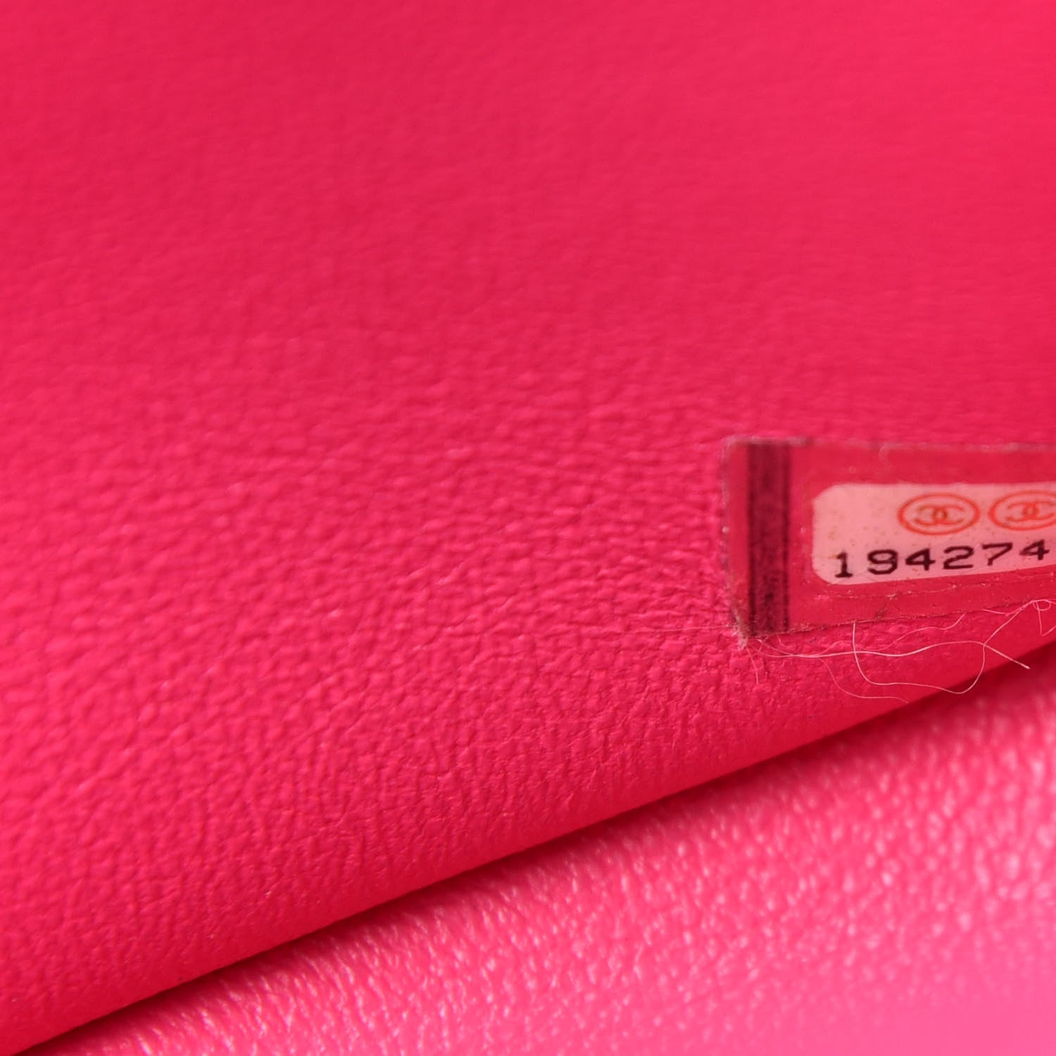 Chanel Lambskin Quilted Jumbo Double Flap Dark Pink 7 of 11