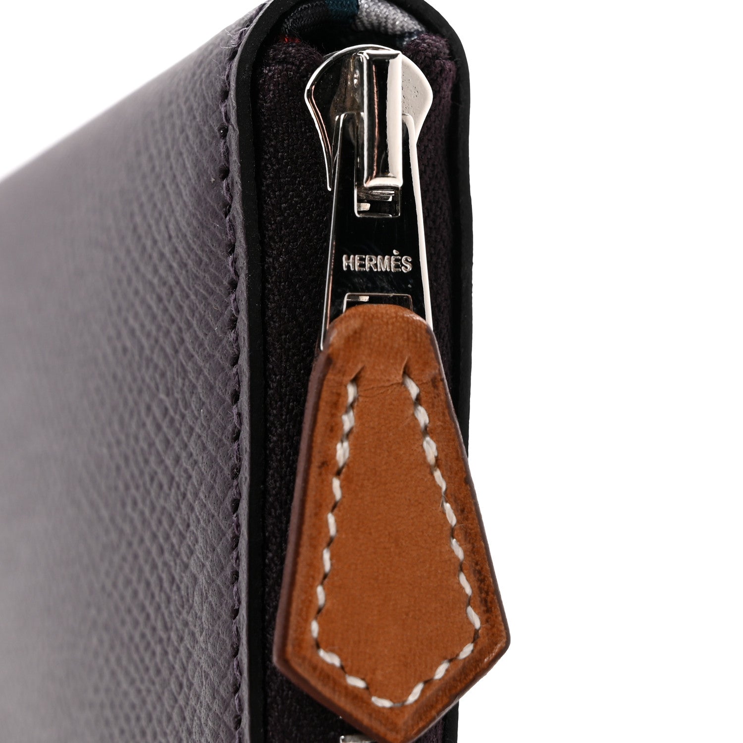 Hermes Epsom Silk'In Wallet Raisin 8 of 9